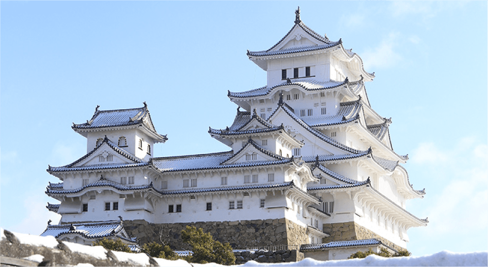 A Castle Keep Seen From Nishi no maru Bailey (West Bailey) 2
