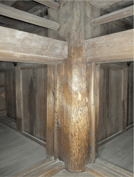Artisanat du château : Charpente en bois 1